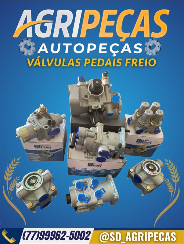 VÁLVULAS PEDAIS FREIO